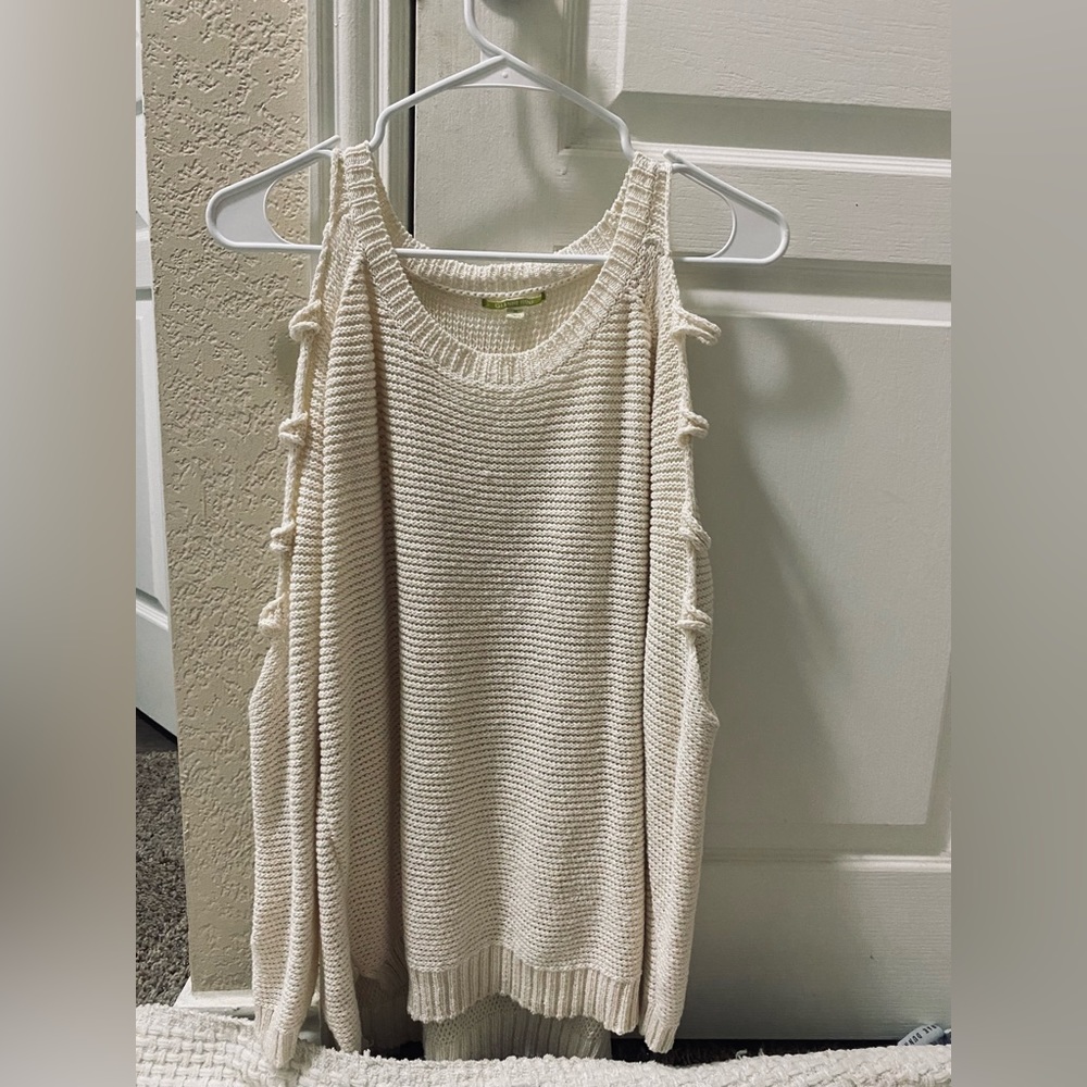 Gianni Binni Open Sleeve Knitted Sweater